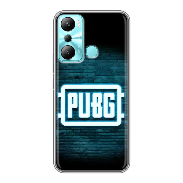 Чохол з принтом «Лого PUBG» для Infinix Hot 20i (X665E)