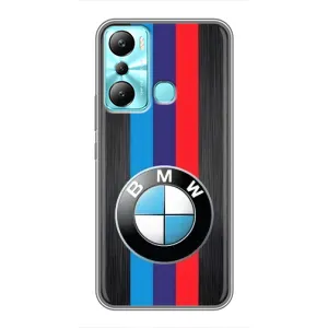 Чохол для Інфінікс Хот 20i (X665E) - з принтом БМВ (AlphaPrint) (Лого BMW)