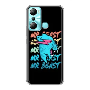 Чехлы Мистер Бист для Инфиникс Хот 20и (logo Mr beast)