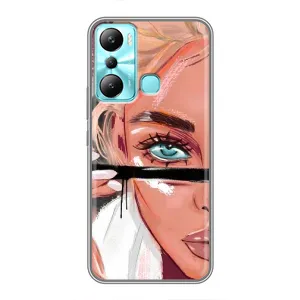 Чохол з друком для Infinix Hot 20i (X665E) - (Мода) (AlphaPrint) (Макіяж)