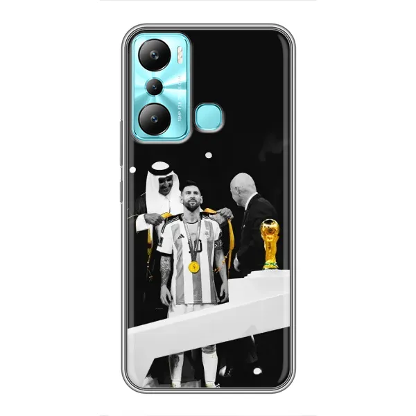 Чехол с принтом «Месси в накидке» для Infinix Hot 20i (X665E) Чехол с принтом «Месси в накидке» для Infinix Hot 20i (X665E)