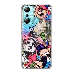 Чехлы с крутыми принтами для Infinix Hot 20i (X665E) - (PREMIUMPrint) (Monopoly man)