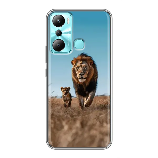Чохол з принтом «Мусафа та Сімба» для Infinix Hot 20i (X665E) Чохол з принтом «Мусафа та Сімба» для Infinix Hot 20i (X665E)