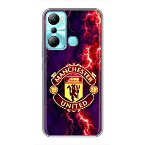 Чохол Манчестер Юнайтед для Інфінікс Хот 20i (X665E) (AlphaPrint) (вогняний Манчестер)