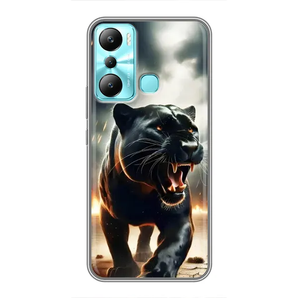 Чохол з принтом «Чорна пантера» для Infinix Hot 20i (X665E) Чохол з принтом «Чорна пантера» для Infinix Hot 20i (X665E)