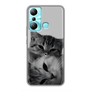 Чохол з малюнком кіт на Infinix Hot 20i (X665E) (Пара котів)