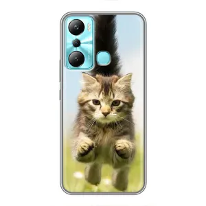 Чохли з Котиками для Infinix Hot 20i (X665E) (VPrint) (Прижок кота)