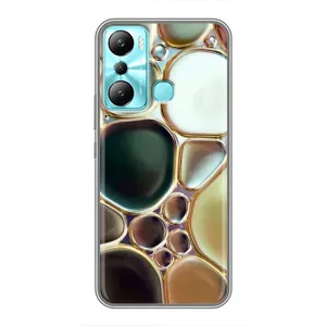 Мраморний чехол на Infinix Hot 20i (X665E) (VPrint) (Радужний Мрамор)