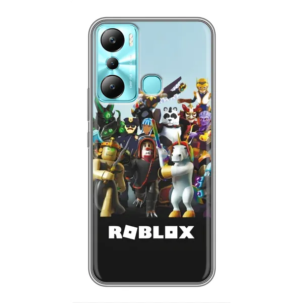 Чехол с принтом «ROBLEX» для Infinix Hot 20i (X665E)