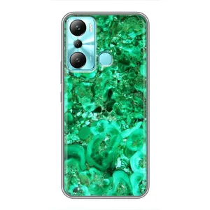 Мраморний чехол на Infinix Hot 20i (X665E) (VPrint) (Салатовий Мрамор)