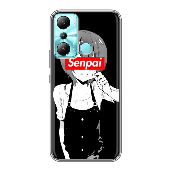 Чохол з принтом «Senpai» для Infinix Hot 20i (X665E) Чохол з принтом «Senpai» для Infinix Hot 20i (X665E)
