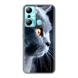 Чохли з Котиками для Infinix Hot 20i (X665E) (VPrint) (Сірий Кіт)