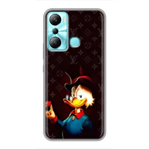 Чехли для Infinix Hot 20i (X665E) - Скрудж МакДак Louis Vuitton (PREMIUMPrint) (Скрудж з ботліантом)