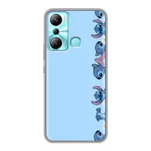 Чохол з принтом Стіч на Infinix Hot 20i (X665E) (Стіч фон)