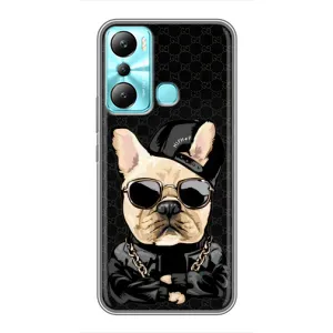 Чехлы с крутыми принтами для Infinix Hot 20i (X665E) - (PREMIUMPrint) (Стильная собака)