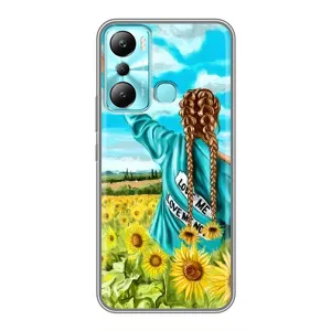 Чохол для Патріота України Infinix Hot 20i (X665E) - (AlphaPrint) (Україночка)