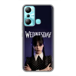 Силиконовый чехол с картинкой для Infinix Hot 20i (X665E) (Wednesday)