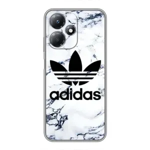 Чохли Адидас для Infinix Hot 30 Play (AlphaPrint) (Адідас на мраморі)