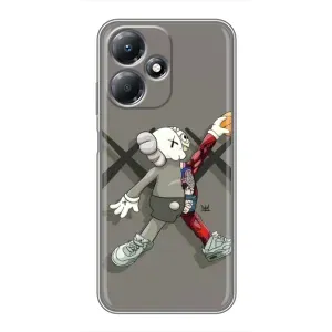 Чохли для Infinix Hot 30 Play - Bearbrick Louis Vuitton (PREMIUMPrint) (Беарбрік Джордан)