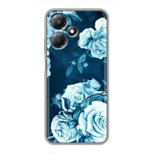 Чехлы (ART) Цветы на Infinix Hot 30 Play (VPrint) (Блактині бутони)