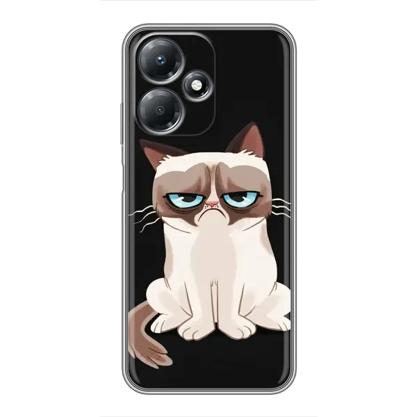 Чехол с принтом «Грустный кот» для Infinix Hot 30 Play Чехол с принтом «Грустный кот» для Infinix Hot 30 Play
