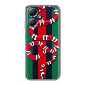 Чохли GUCCI для Інфінікс Хот 30 Плей (AlphaPrint) (Gucci змія)