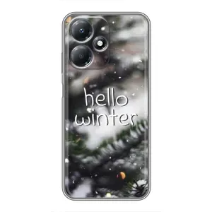 Новорічні, Святкові Чохли для Infinix Hot 30 Play - 2024 год (Hello winter)