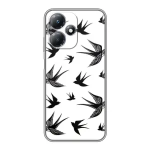 Чохол з пташками на Infinix Hot 30 Play (VPrint) (Ластівки)