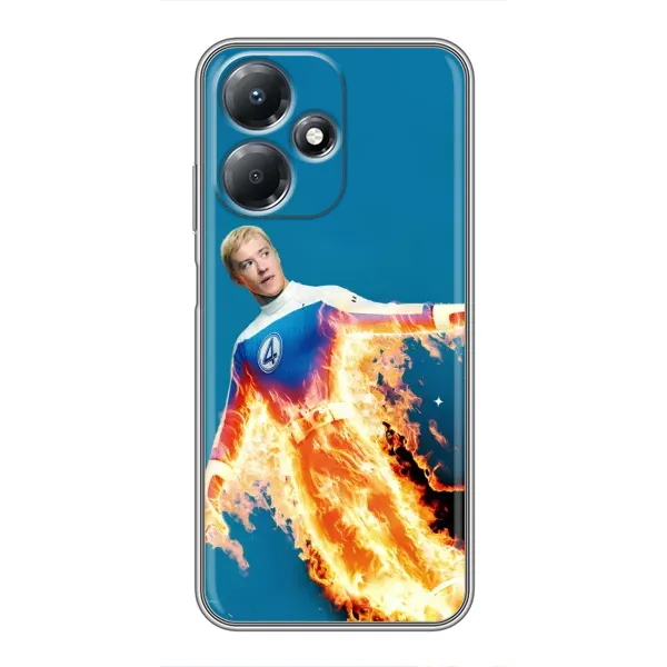 Чехол с принтом «Человек-факел в огне» для Infinix Hot 30 Play Чехол с принтом «Человек-факел в огне» для Infinix Hot 30 Play