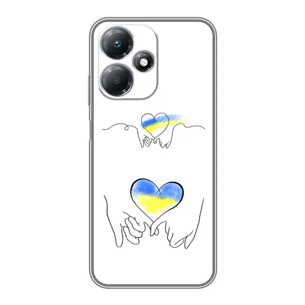 Чохол з принтом «Мир Україні» для Infinix Hot 30 Play Чохол з принтом «Мир Україні» для Infinix Hot 30 Play