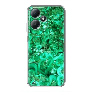 Мраморний чехол на Infinix Hot 30 Play (VPrint) (Салатовий Мрамор)