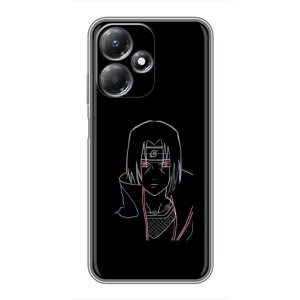 Чохли на тему: Ітачи Учіха для Infinix Hot 30 Play (AlphaPrint) (силует Ітачі)