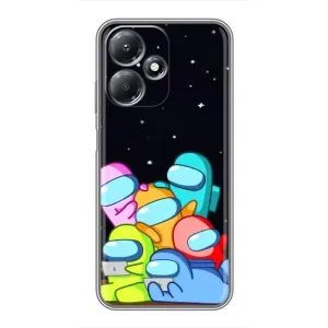 Чохли Амонг Ас для Infinix Hot 30 Play (AlphaPrint) (Скіни в космосі)