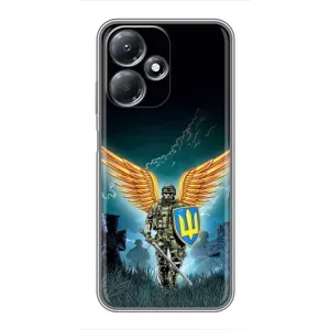 Чехлы с картинкой ЗСУ для Infinix Hot 30 Play (AlphaPrint) (Солдат ЗСУ)