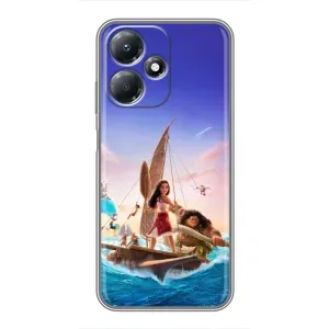 Чехол с мультфильмом Моана Infinix Hot 30 Play (Команда Ваяна Мауи)