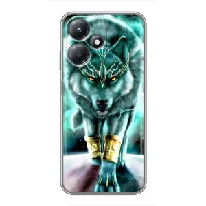 Захисні чохли для Інфінікс Хот 30 Плей (AlphaPrint) (ХІТ продаж) ВОВК (Яскравий вовк)