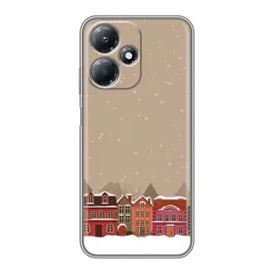Новорічні, Святкові Чохли для Infinix Hot 30 Play - 2024 год (Зимове місто)