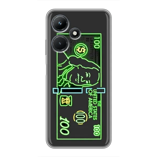 Чехол с принтом «Баксы» для Infinix Hot 30i