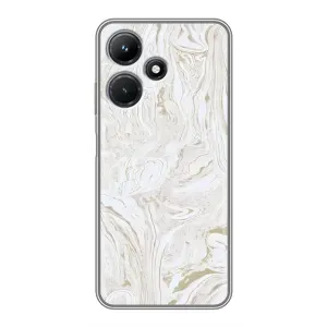 Мраморний чехол на Infinix Hot 30i (VPrint) (Білий мрамор)