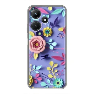 Чохли з квітами для Infinix Hot 30i (VPrint) (Дизайн квітів)