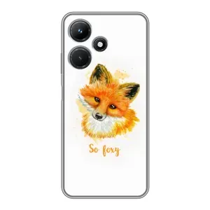Чохли з картинкою Лисичка для Infinix Hot 30i (VPrint) (Дівчинка Лиса)