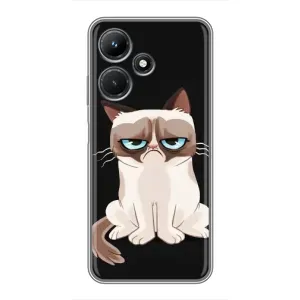 Чохол з принтом для Infinix Hot 30i (AlphaPrint) Модні коти (Сумний кіт)