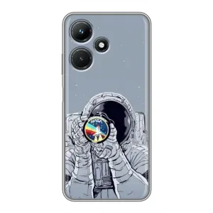 Чохол NASA для Infinix Hot 30i (AlphaPrint) (Космонавт фото)