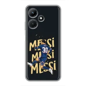 Чохли для Infinix Hot 30i (Leo чемпіон) (AlphaPrint) (Messi ПСЖ)