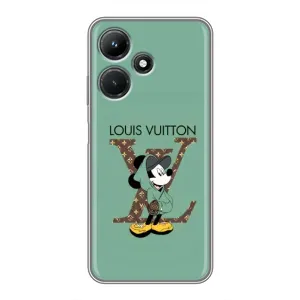 Чохли Луі Вітон для Infinix Hot 30i (AlphaPrint - LOUIS VUITTON) (Міккі Маус LV)