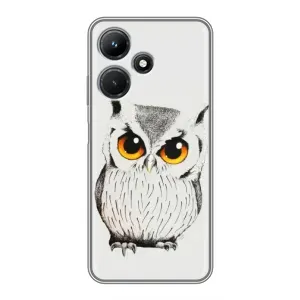 Чохол з пташками на Infinix Hot 30i (VPrint) (Мила Сова)