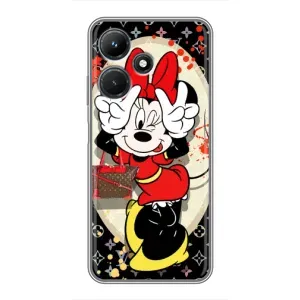 Чохол Disney Mouse Infinix Hot 30i (PREMIUMPrint) (Мінні peace)