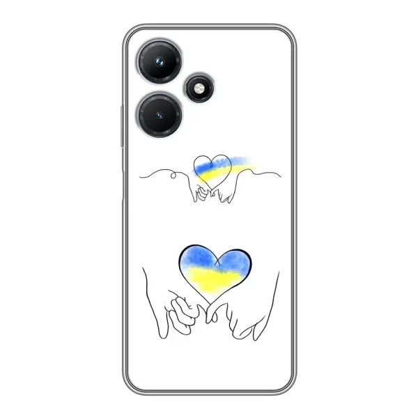 Чохол з принтом «Мир Україні» для Infinix Hot 30i Чохол з принтом «Мир Україні» для Infinix Hot 30i