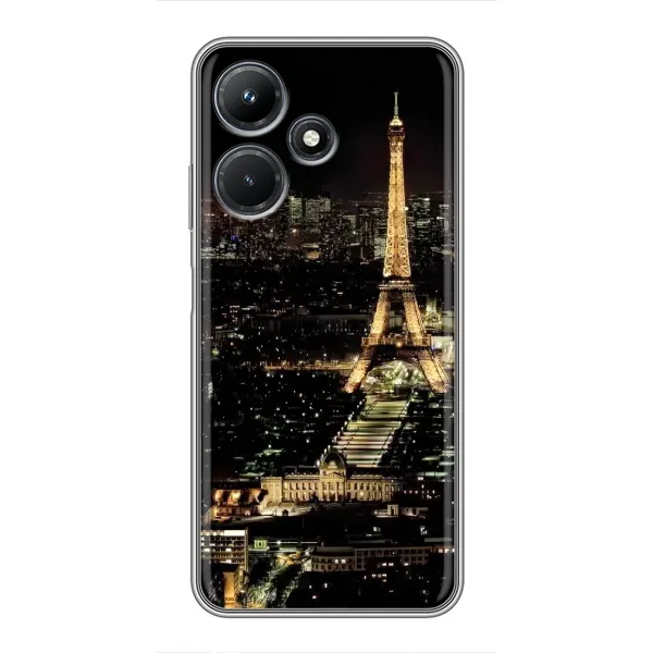 Чохол з принтом «Нічний Париж» для Infinix Hot 30i