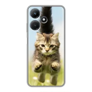 Чохли з Котиками для Infinix Hot 30i (VPrint) (Прижок кота)